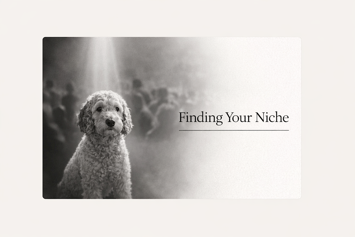 Niche down for success for copywriters